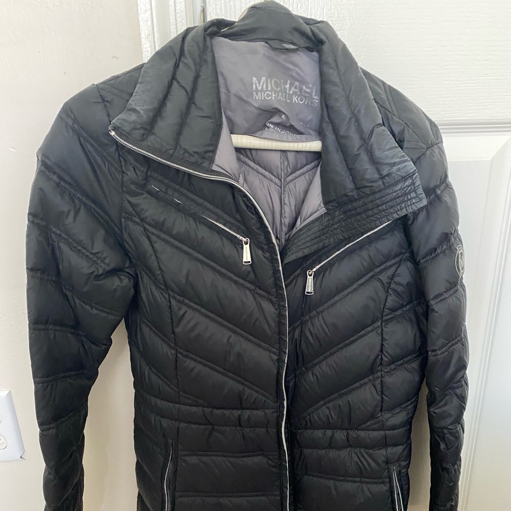 Michael Kors feather puffer jacket